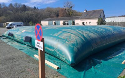 Réserve incendie et citerne souple pour habitations isolées